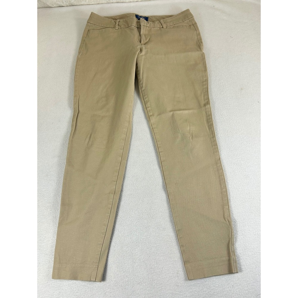 Old Navy Pixie‎ Pants Women 10 Tan Khaki Professional Business Casual Mid-Rise